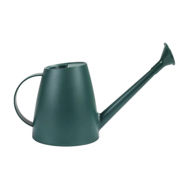 Lata de riego de 1.8L para plantas interiores y exteriores herramienta de jardín de jardín moderna maceta ligera para macetas de flores flores de Verde