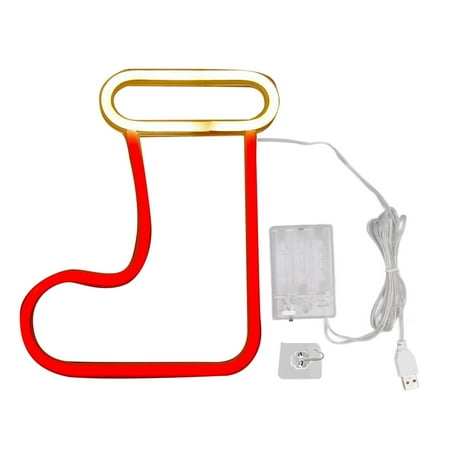 

LED Neon Wall Decor Lights Switch Control Silicon Strip Christmas Neon Light Energy Saving With Hanging Hook For Weddings