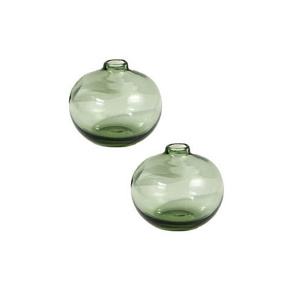 Serene Spaces Living Set of 2 Light Green Bud Vase for Flowers