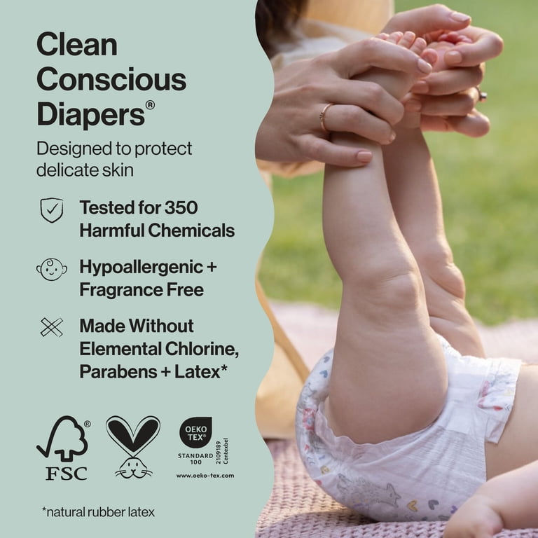Honest Company Clean Conscious Diapers, Size 1 photo 2
