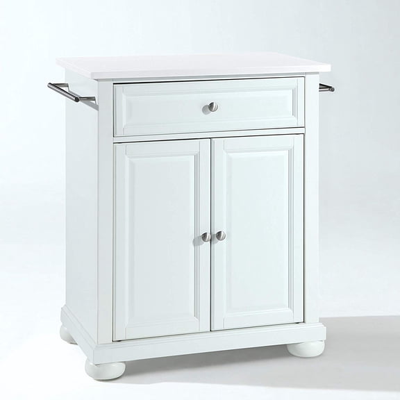 Alexandria Granite Top Portable Kitchen Island/Cart