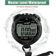 thumbnail image 4 of LEAP Digital Stopwatch Timer, Large Display Stop Watch with 30M Waterproof and EL Backlight Function Designed for Sport Coaches Referees Fitness Teacher and Athlete Black, 4 of 7