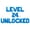 Blue, variant on Letter Balloons - LEVEL 24 UNLOCKED 16" Inch Alphabet Letters Foil Mylar Balloon 24th Birthday Party Banner (Blue)