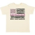 thumbnail image 3 of Inktastic Breast Cancer Awareness Pink Ribbons and Flag Boys or Girls Toddler T-Shirt, 3 of 5