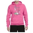 thumbnail image 2 of Hope is An Anchor For The Soul Hebrews 6:19 Inspirational/Christian Unisex Graphic Hoodie Sweatshirt, Neon Pink, X-Large, 2 of 3