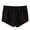 Black, variant on Womens Striped Elastic Waist Shorts Thin Loose Casual Loungewear Shorts Soft Breathable Relaxed Fit Sleepwear Shorts
