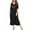 Black Eyelash, variant on Ekouaer Long Nightgown for Women Short Sleeve Sleepwear Plus Size Loungewear with Pockets