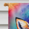 thumbnail image 3 of Hippie Animal Fox House Flag, 3 of 5