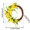 Spring Yellow Roses Dead Branches Garland Garden Decoration Garland