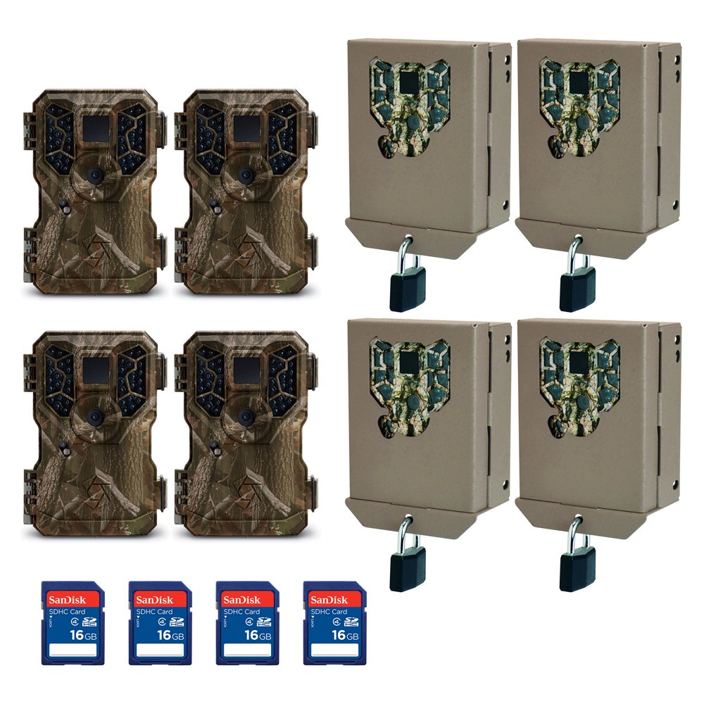 Stealth Cam GSM 8MP No Glo Mini Infrared Game Camera w/ Lockbox & SD (4