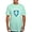 Teal Ice, variant on - Sigma Chi Flag Colored T Shirt - Men's Fitted T-Shirt