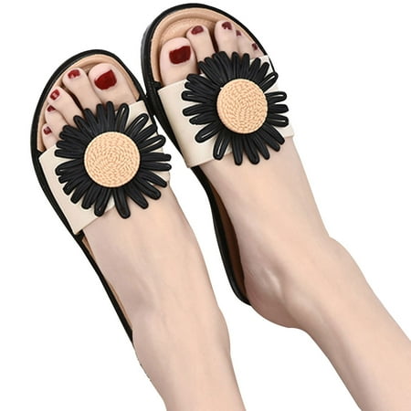 

TIERPOP New Women Shoes Fashion Leisure Sandals Lmitation Shoes Flower Shoes
