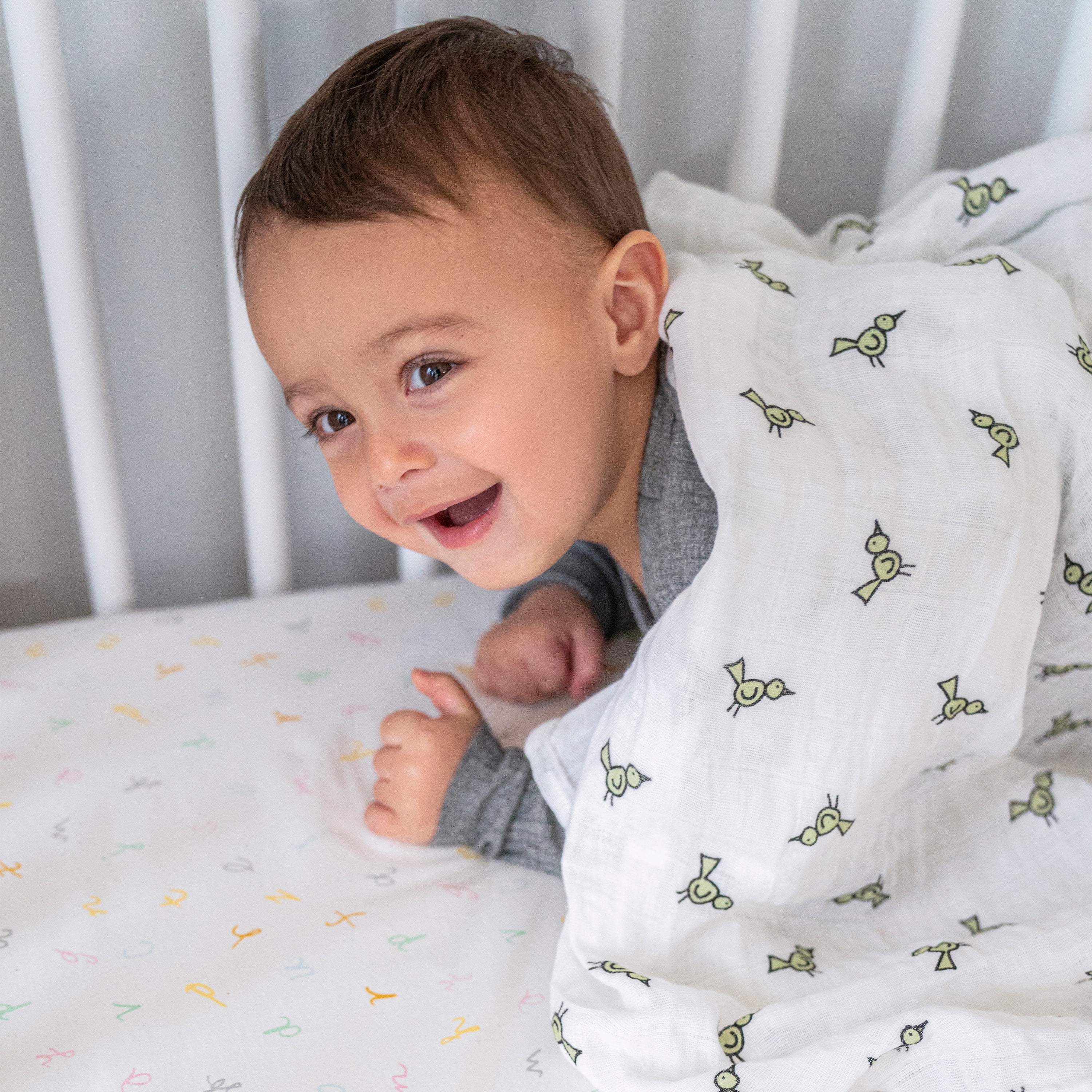 Muslin Swaddling Blankets - 4 pk - Jungle Jam