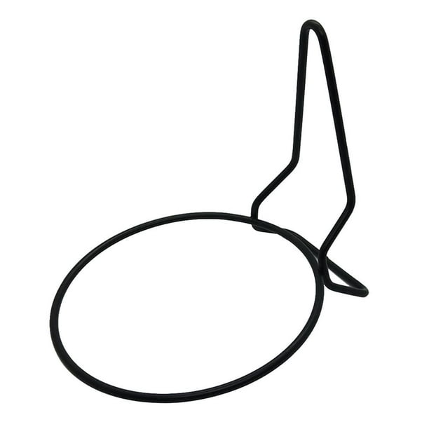 Soporte para macetas de pared con aros de hierro para exteriores, decoración de pared para jardín 15cm