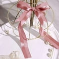thumbnail image 5 of Efavormart 50 Pcs | 10" Dusty Rose Pre Tied Ribbon Bows, Satin Ribbon With Gold Foil Lining For Gift Basket & Party Favors Decor, 5 of 11