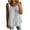 Gray, variant on Women's Long Tank Top Casual Crew Neck Camisole Pullover Lightweight Flowy Summer Blouse for Daily Vacation Beach Wear