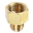 thumbnail image 4 of Adaptador de Rosca Macho SAE Flare Uxcell SAE Flare Rosca Hembra Conector de Tubo de Latón 1/2 SAE a 5/8 SAE 1, 4 of 5