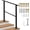 3 Steps, variant on 3-Step Outdoor Stair Handrail Kit, Adjustable Iron Handrail for Concrete & Porch Steps, Heavy Duty Metal Railing for Outdoor Safety, Easy DIY Installation Black
