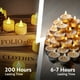 thumbnail image 5 of Velas LED para té Casafoyer, paquete de 24 unidades, más de 200 horas de batería, 5 of 9