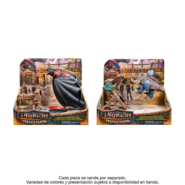 Set de Juego Cómo Entrenar a tu Dragón Batalla Dragones Varios Modelos 1 Pieza