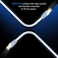 thumbnail image 5 of Ethernet Cable 35ft, (White) - Cat7 High-Speed LAN Cords for Gaming, Streaming, Router, Modem, PC, PS5, Xbox - Slim & Durable Design (35 Feet), 5 of 6