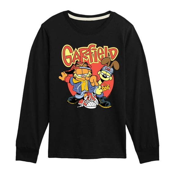 Garfield - Garf And Odie Logo - Toddler & Youth Long Sleeve Graphic T-Shirt