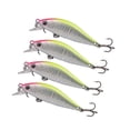 thumbnail image 4 of 4 señuelos de pesca Swimbaits de hundimiento lento, crankbait biónico, señuelo duro para lucioperca Amarillo, 4 of 9