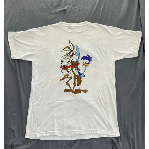 Funny Wile E Coyote and the Road Runner 100% Cotton T-Shirt ZZA67