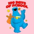 thumbnail image 2 of Girl's Sesame Street Cookie Monster 100 Days of School  Graphic T-Shirt, 2 of 4