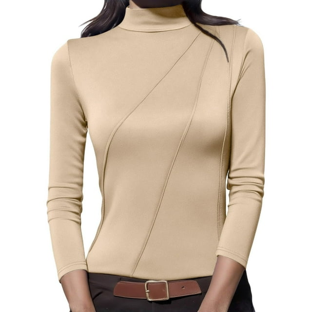 T-Shirt pour Femmes Confortable en Tissu Design Moderne Élégant Tee-Shirt Basique Polyvalent