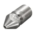 thumbnail image 1 of Riwesomey Boquilla de arandela de acero inoxidable para alcantarillado, hilo de dragado, limpiador de superficies, manguera de chorro, herramienta de Artesanía 1/4 Riwesomey TO010570-01B, 1 of 6