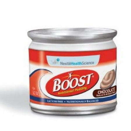 Oral Supplement Boost Nutritional Pudding Chocolate 5 oz. Cup Ready to Use 4 Pack