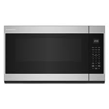 KitchenAid Four à Micro-Ondes de 30 Po 1,9 Pi3 à Hotte Intégrée en Acier Inoxydable PrintShield avec Cuisson par Capteur