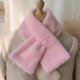 thumbnail image 2 of Winter Warm Scarf Women Faux Rabbit Fur Thickened Warm Scarfs Solid Color Ladies Neck Scarf Cute Scarf for Women Christmas, 2 of 4