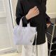 thumbnail image 2 of Bolso de moda para mujer Bolso de compras Bolsos de mano Bolso con cremallera Bolso de hombro (Blanco), 2 of 9