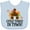 AE-Light Blue, variant on Inktastic Thanksgiving Cutest Turkey in Town Boys or Girls Baby Bib