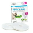 thumbnail image 2 of Catit 2.0 Triple Action Water Softening Filter Pet Bowl (2 Pack), 2 of 3
