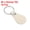 White, variant on Uxcell Leather Key Fob Kit, PU Leather Key Fob Blanks and Key Rings for Laser Engraving, Black 16 Pack