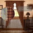 thumbnail image 4 of VHC Brands Heritage Farms Curtains, Primitive Check Prairie Long Panel Set of 2 84x36x18, 4 of 6