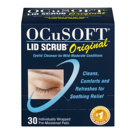OCuSoft Lid Scrub Original Individually Wrapped Pre-Moistened Pads - 30 CT30.0 CT
