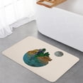 thumbnail image 5 of Kitchen Mat Rug Set of 2 Marble Landscape Oil Painting Runner Rug Anti-Fatigue Comfort Memory Foam Standing Mat Non-Slip Floor Door Mat for Bathroom 18x30in+18x60in, 5 of 6