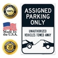 thumbnail image 7 of Assigned Parking Only Sign, 24x36 Corrugated Plastic, 7 of 7