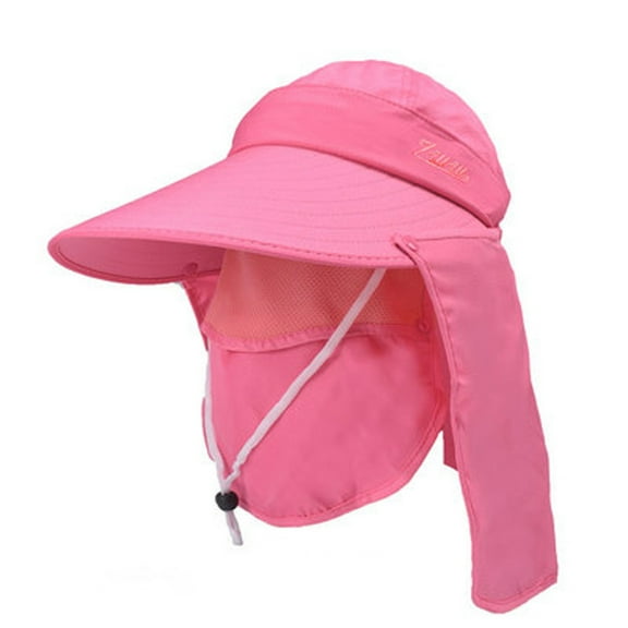 GZWYHT Baseball Caps,Trucker Hats Women Ladies Summer Hat Floppy Beach Sunscreen Cycling Adjustable Cap Hat Sun Hats,Running Hat Hot Pink
