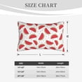 thumbnail image 3 of Fotbe Watermelon Pillow Cases - Envelope Closure - Luxury, Extra Soft, Cooling Pillow Covers - Wrinkle, Fade, Stain Resistant-14"x20", 3 of 8