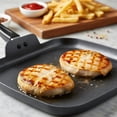 thumbnail image 3 of 10.5 Inch Square Non-Stick Griddle Pan - Black Versatile Stovetop Grill for Burgers, Pancakes, Eggs & More, 3 of 5