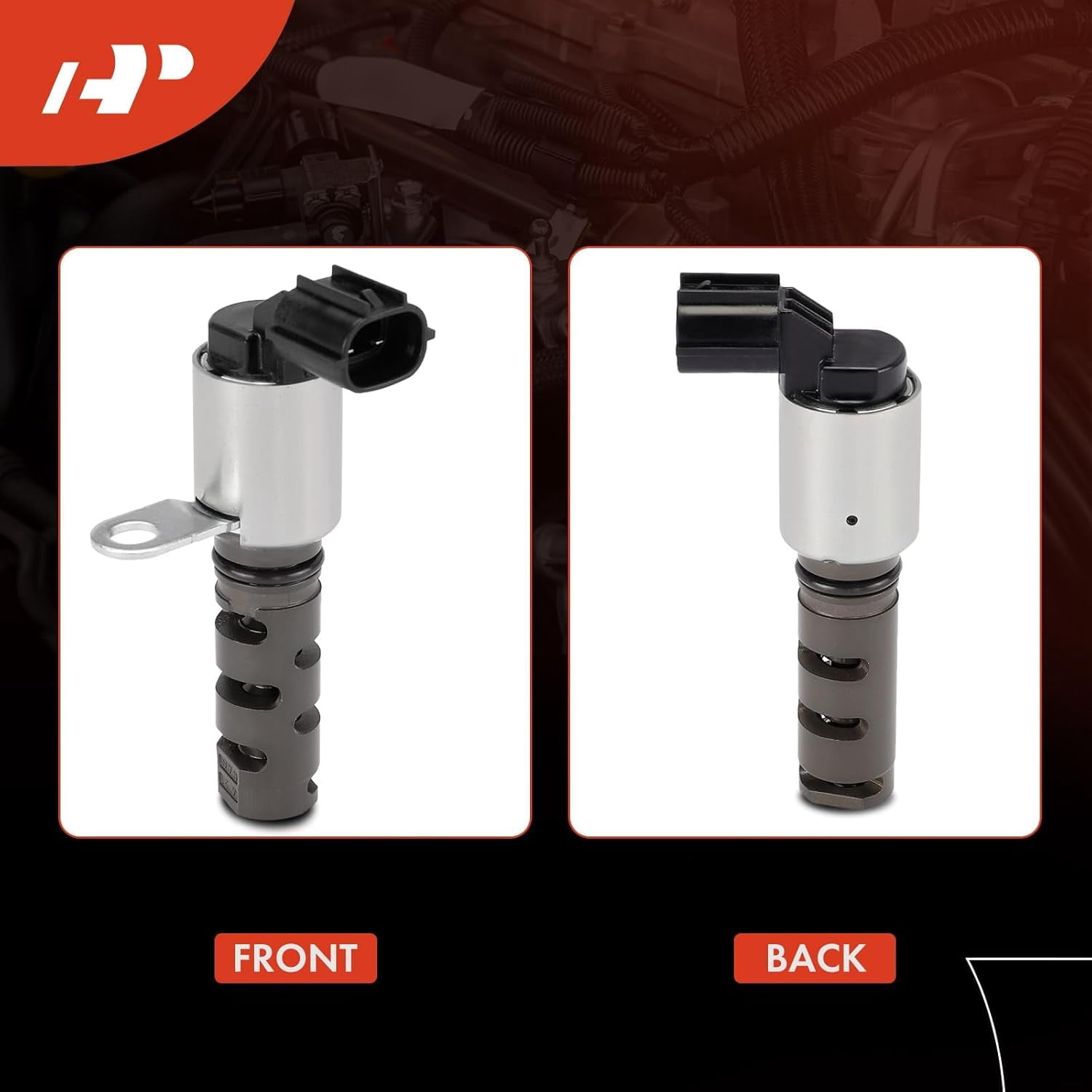 A-Premium 2-PC Intake & Exhaust Engine Variable Valve Timing (VVT) Solenoid Compatible with Mitsubishi Outlander 2011-2020, Outlander PHEV 2018-2020, Outlander Sport 2011-2020, Lancer 2011-2016, RVR