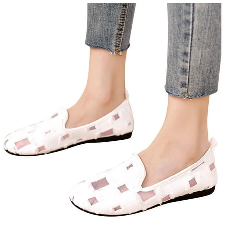

Vedolay Women Cute Casual Shoes Women s Shoes Loafers & Slip-ons Work Office Dressy Business Shoes White 8