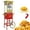 Red&Golden, variant on JXXRZ 12 Oz Commercial Popcorn Machine, 850W Countertop Popcorn Maker, Container Produces 4.5 Gallon per Cycle, Comes with 3 Ladles, Red