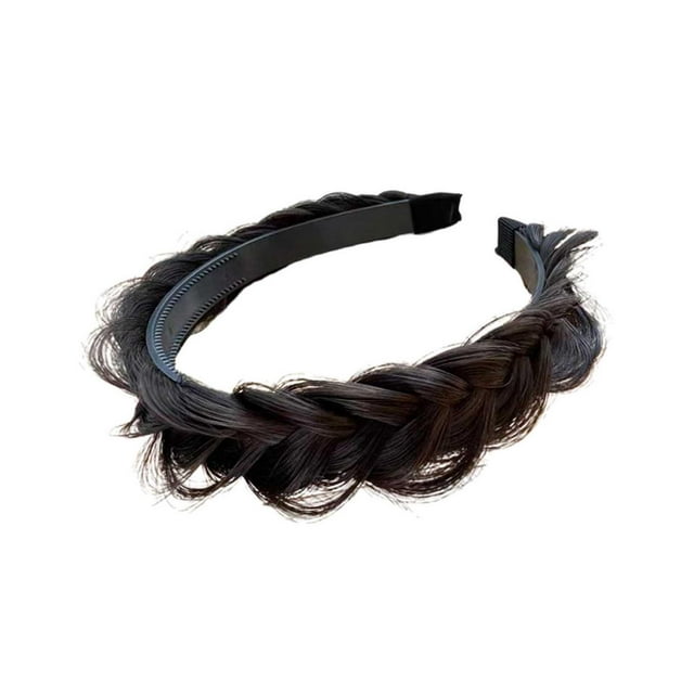 Diadema para El Cabello, Diadema Ancha, Peinado para El Cabello, Banda para El Cabello Gruesa, Banda para El Cabello para M marrón oscuro