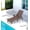 Coffee, variant on KINGYES Outdoor Chaise Lounge Chair, HDPE Patio Lounge Chair with Wheels & Cup Holder, 5-Position Adjustable Backrest, All-Weather Pool Lounger, White